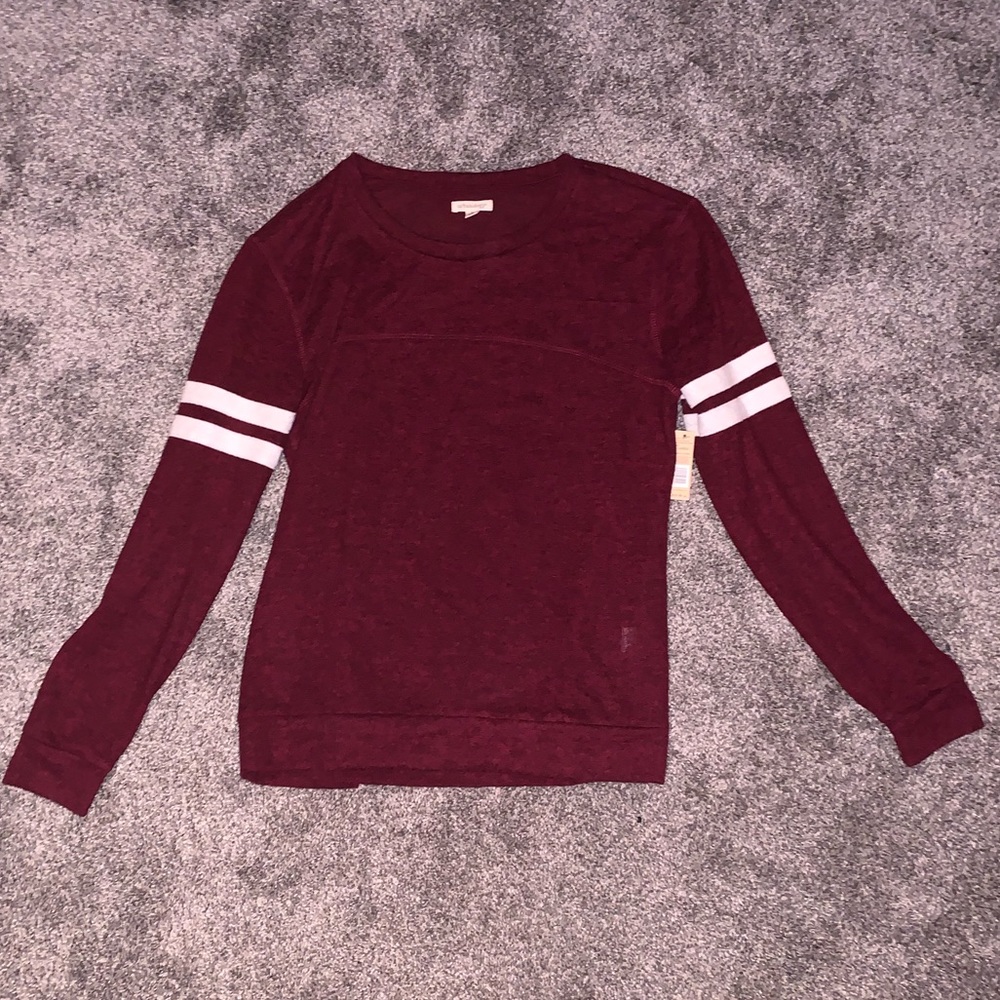 Brand new Urbanology burgundy long sleeve shirt